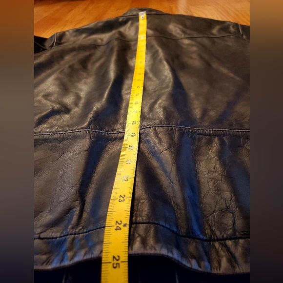 Banana Republic Leather Café Racer - Black (M) - Picture 7 of 7